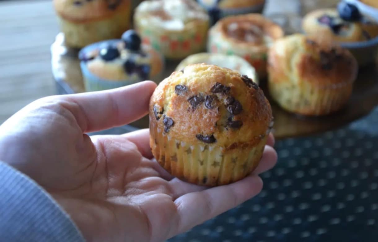 Muffins aux pépites de chocolat