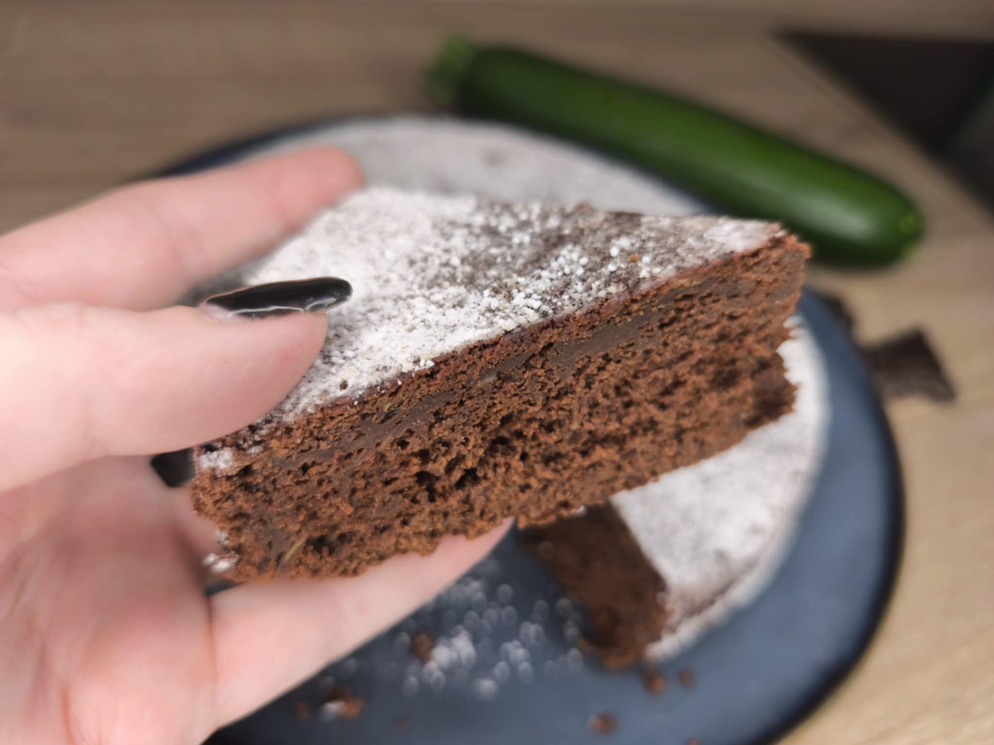 Gâteau chocolat-courgette