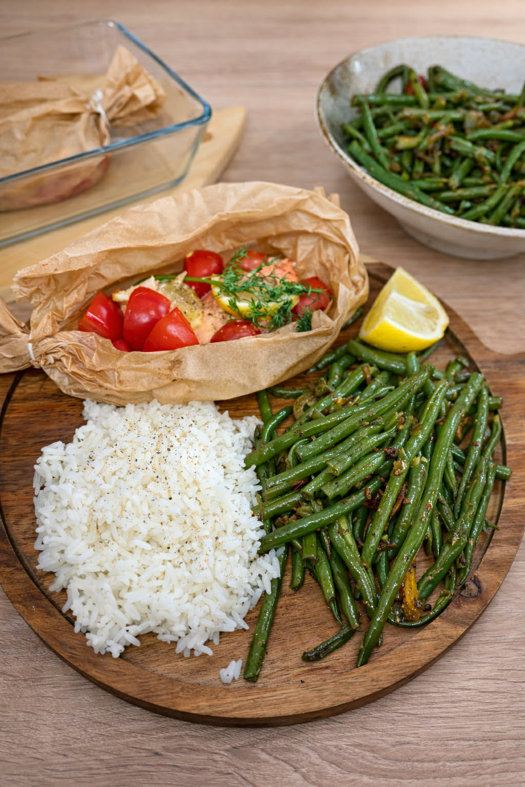Papillote de saumon