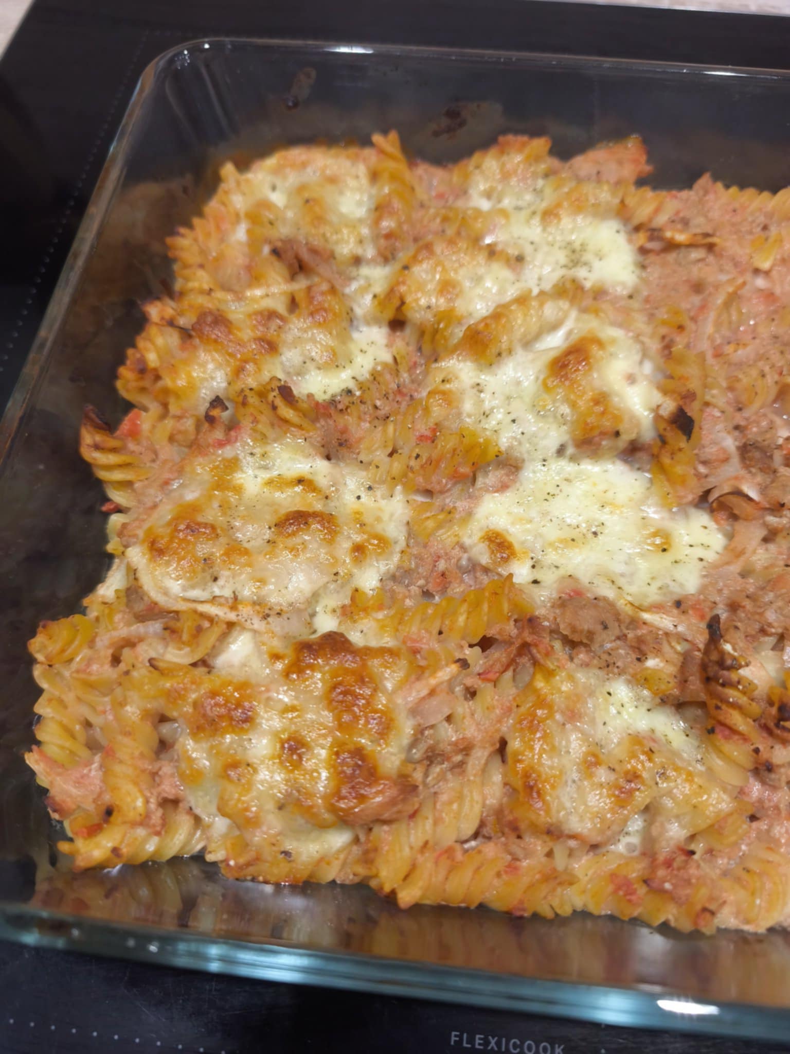 Gratin de pâtes au thon